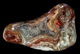 Polished Crazy Lace Agate - Mexico #150528-2